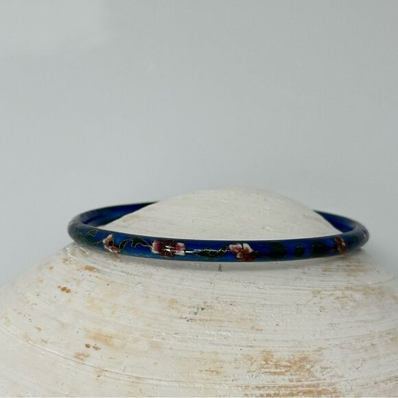 Cloisonné enamel bracelet - Picture 1 of 3